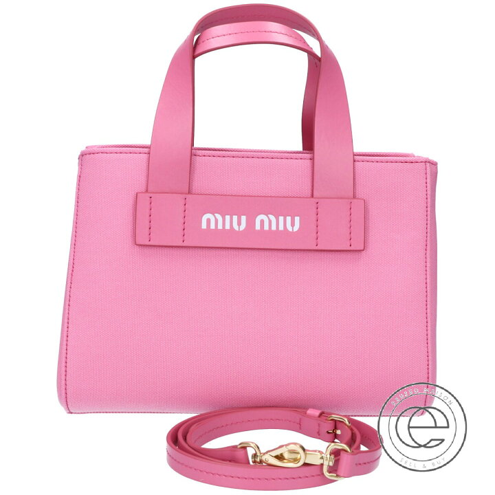 楽天市場】MIUMIU ミュウミュウ 【未使用◇】 5BA176 CANAPA カナパ  