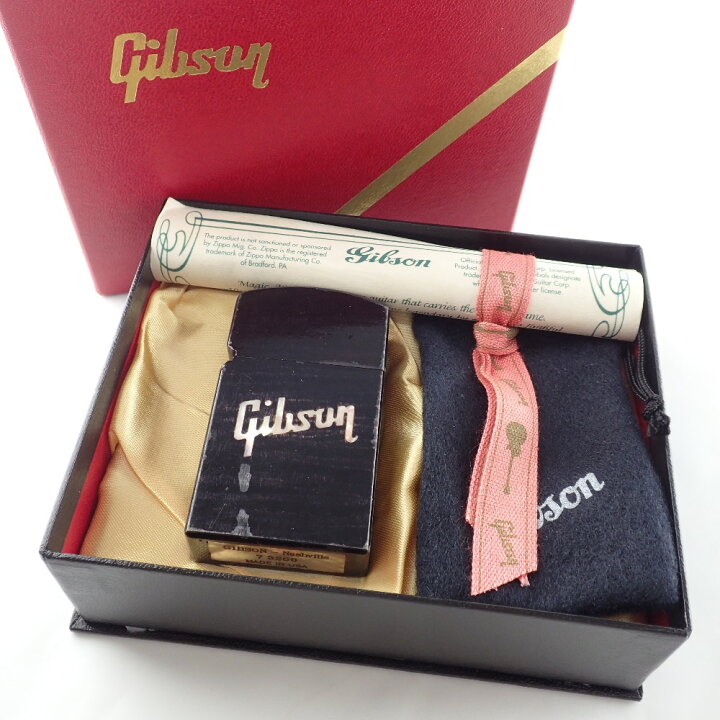 楽天市場】ZIPPO ジッポ Gibsonギブソン 木製 オイル ライター ONYX 