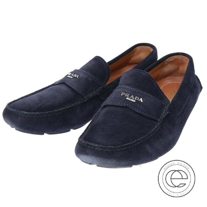 楽天市場】PRADA プラダ スエード ドライビング シューズ 7 1/2 