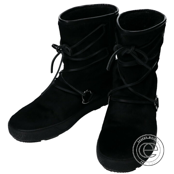 楽天市場】MONCLER モンクレール ハラコ/レザー レースアップショート  