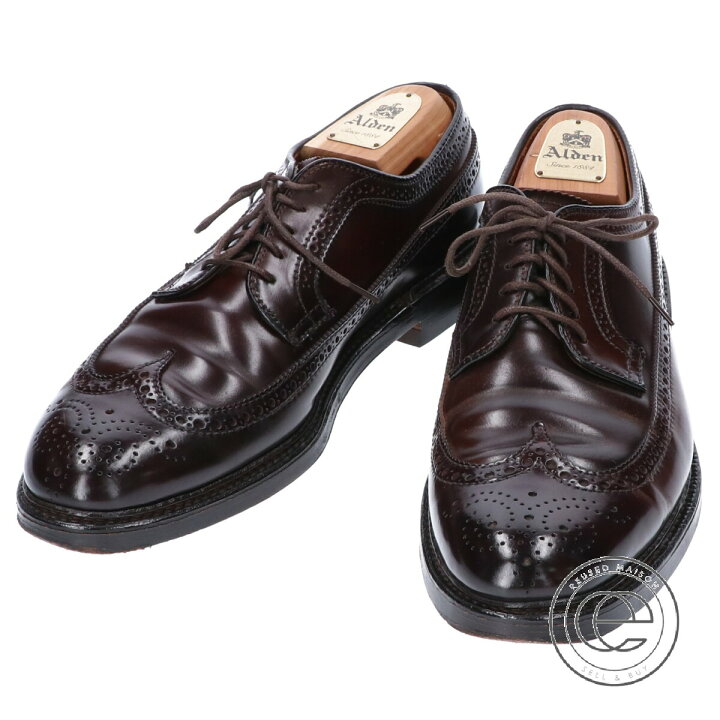 楽天市場】Alden オールデン 975 コードバン ウィングチップ シューズ 