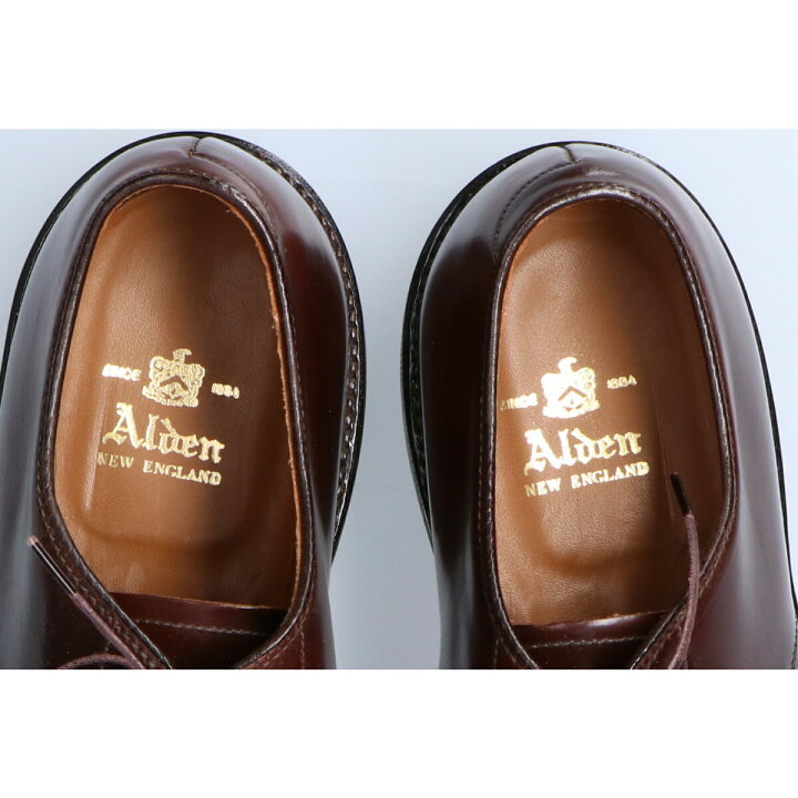 楽天市場】Alden オールデン 4330CY Norwegian Split Toe Blucher 