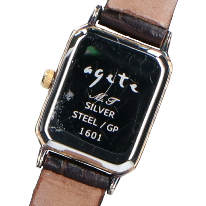 楽天市場】agete アガット 10161120003 44SQ スモーキークォーツベゼル  