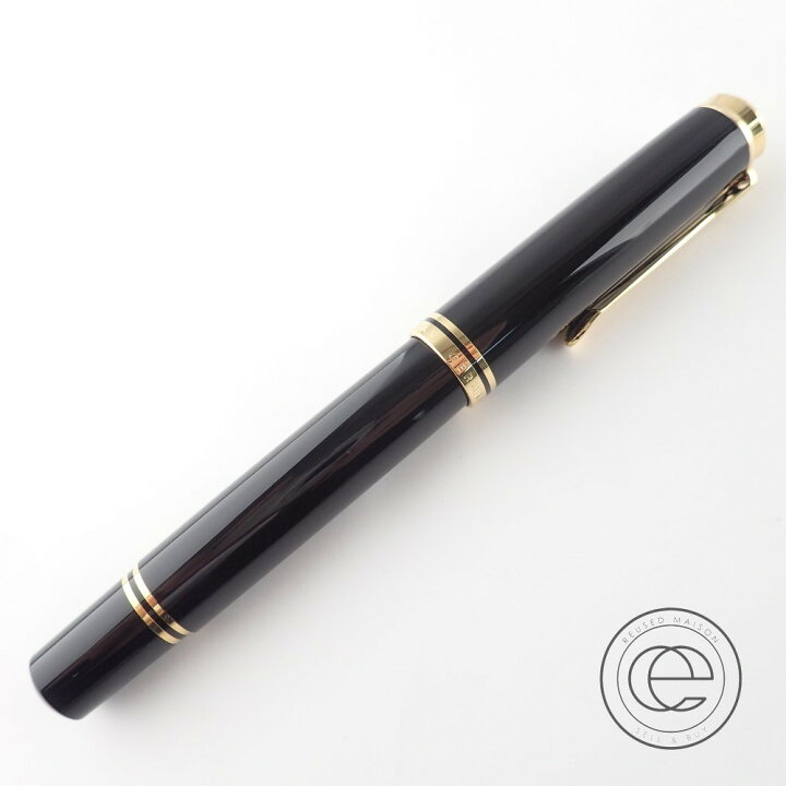 楽天市場】Pelikan ペリカン スーベレーン M1000 黒 ペン先 M 中字 18C 