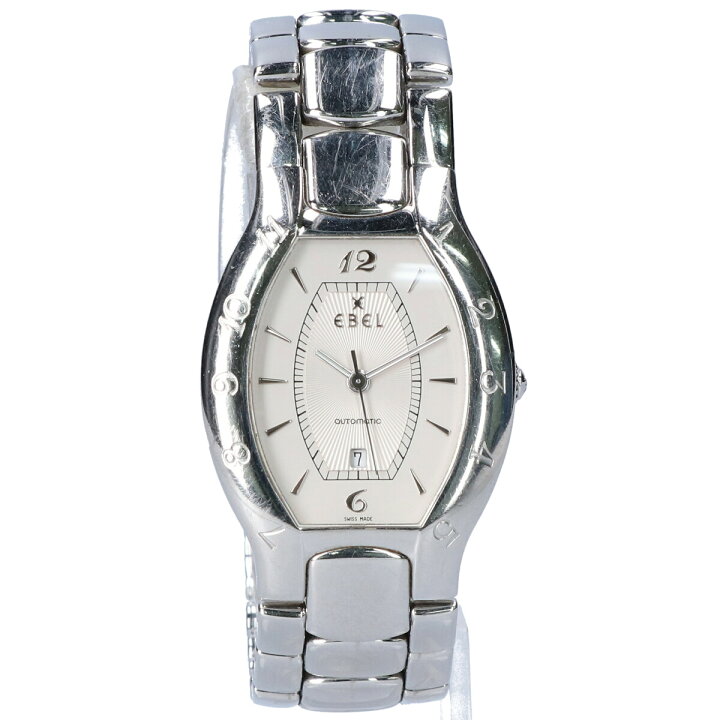 楽天市場】EBEL エベル リシン トノー型 デイト SS 自動巻き 腕時計  