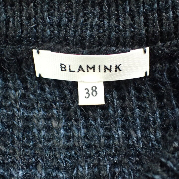 楽天市場】BLAMINKブラミンク リネン/シルク リブニットベスト38 