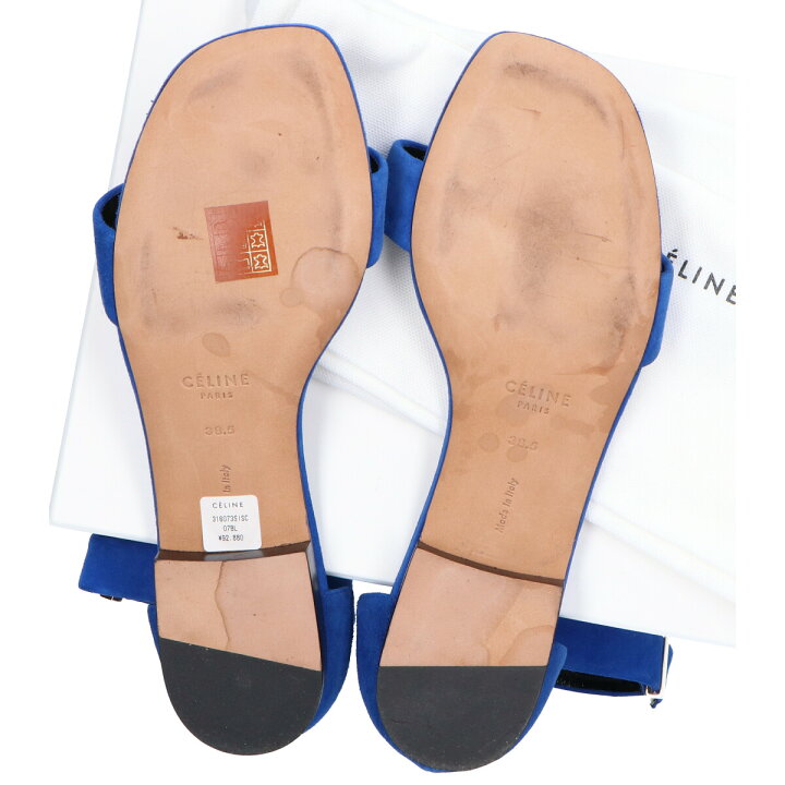 楽天市場】CELINE セリーヌ 316073SISC.07BL スエードアンクル 