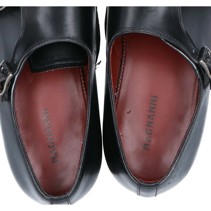 楽天市場】MAGNANNI マグナーニ 15495 レザーダブルモンクストラップ 