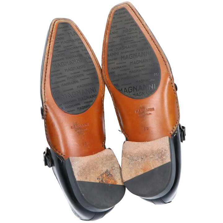 楽天市場】MAGNANNI マグナーニ 15495 レザーダブルモンクストラップ 