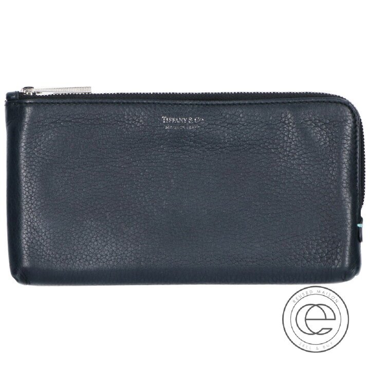 楽天市場 Tiffany Co ティファニー L字ファスナーウォレット 長財布 小銭入れあり ブラック メンズ 中古 ブランドリサイクル エコスタイル