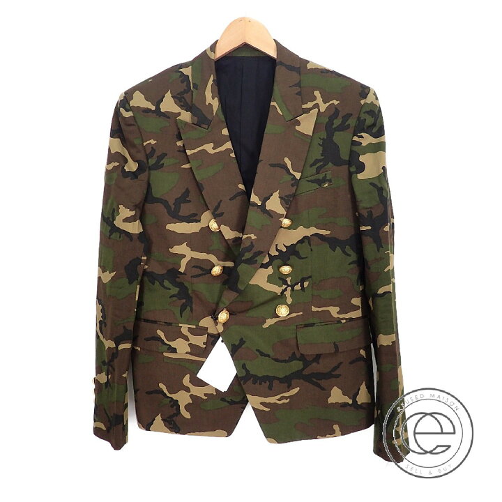 楽天市場】BALMAIN バルマン 【新品◎国内正規】カモフラ/迷彩柄 金釦 