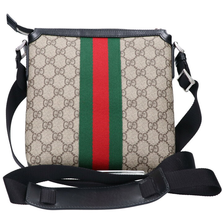 楽天市場】GUCCI グッチ 471454 GGスプリーム ウェブ フラット  