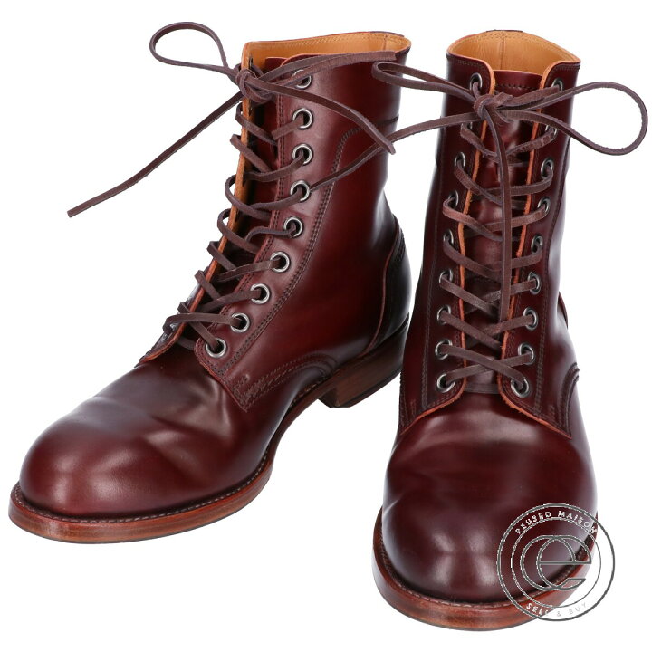 楽天市場】chausser ショセ C-7060 コードバン レースアップブーツ 