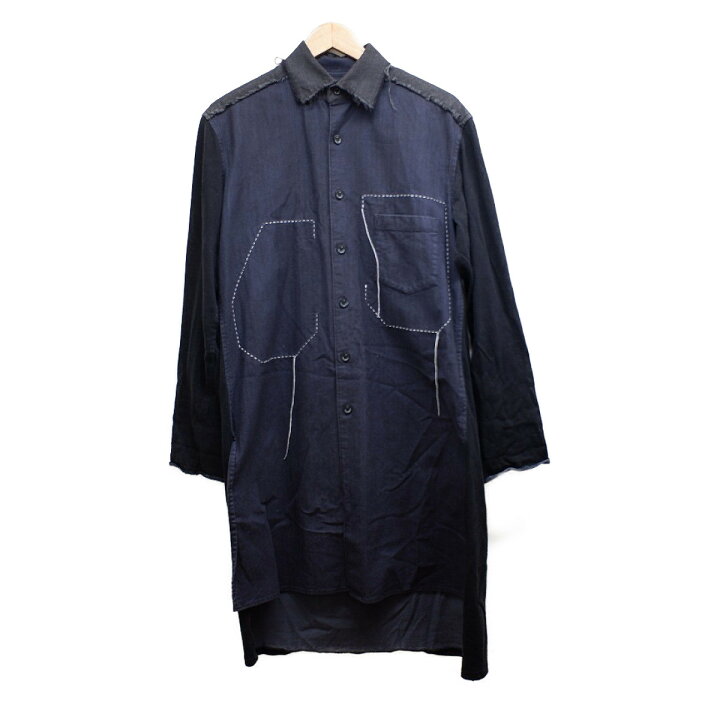 楽天市場】Y-3 ワイスリー 18年製◇DP0567 M HBONE L SHIRT バックロゴ 