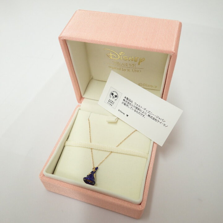 ウォルト ディズニー ミッキーマウス ネックレス K18 ルビー ラソマ  