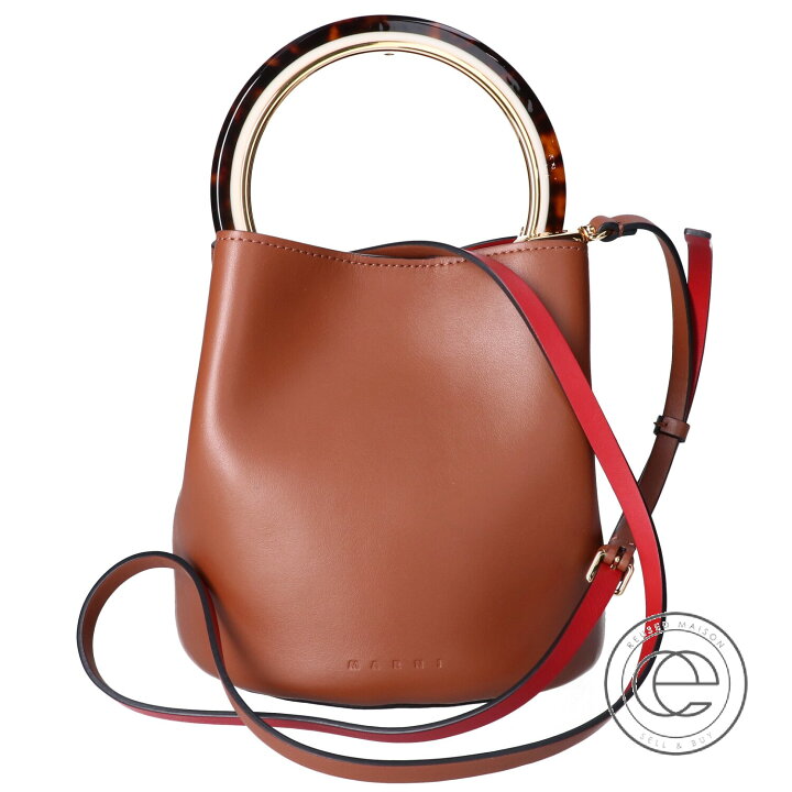 楽天市場】MARNI マルニ PANNIER パニエ サークルハンドル 2WAY 