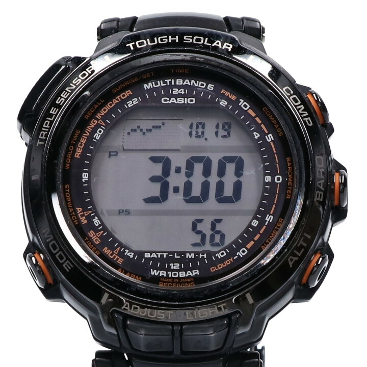 楽天市場】CASIO カシオ PRX2000YT-1JR PROTREK TRIPLE SENSOR MANASLU 