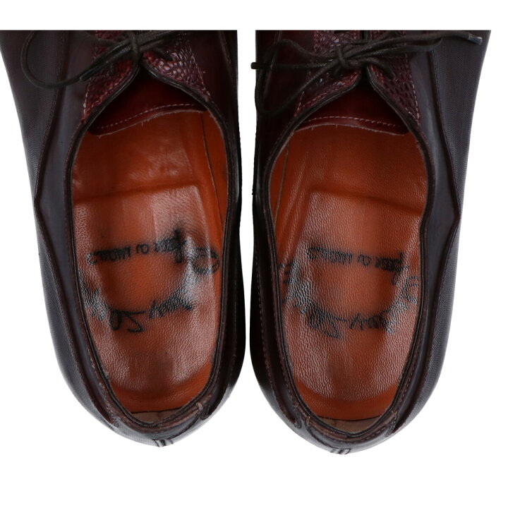 楽天市場】SANTONI サントーニ 13708 レザーメダリオントゥ シューズ 6 