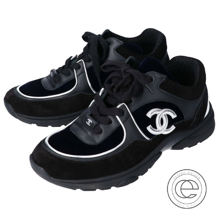 楽天市場】CHANEL シャネル G34052 Y53121 ベルベット×カーフスキン 