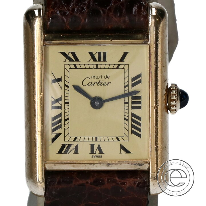 楽天市場】Cartier カルティエ must de Cartier MUST TANK VERMEIL 