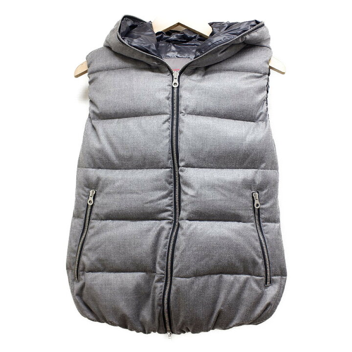 DUVETICA FEBEDUE ダウンベスト40カシミヤ混 CERRUTI