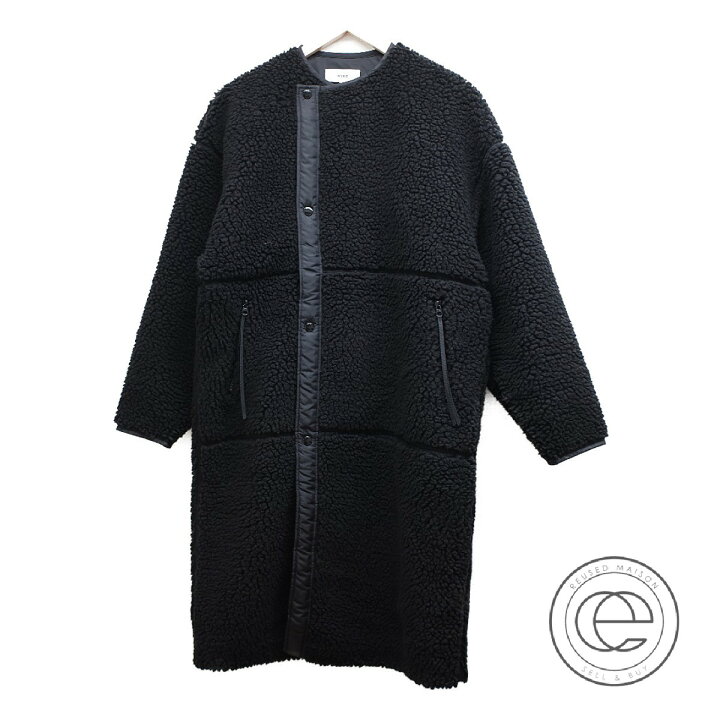 楽天市場】HYKE ハイク 19年製☆192-17175-012 FAUX SHEARLING COAT  