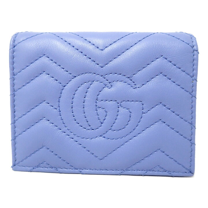 楽天市場】GUCCI グッチ 443125 レザー GGマーモント 二つ折り財布 