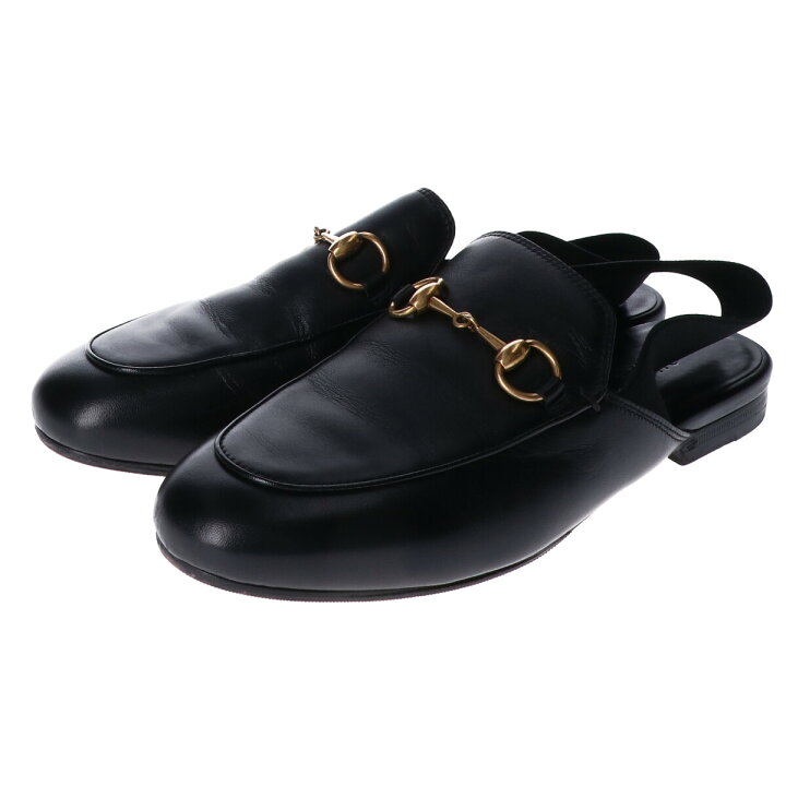楽天市場】GUCCI グッチ 409332 エラスティックスリングバック ホース 