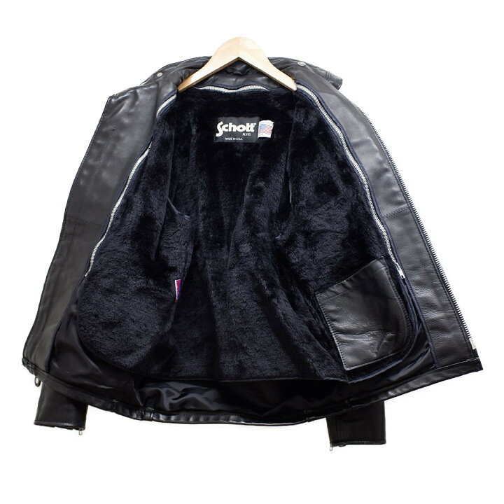 楽天市場】SCHOTT ショット 641 ボアライナー付 レザー シングル 