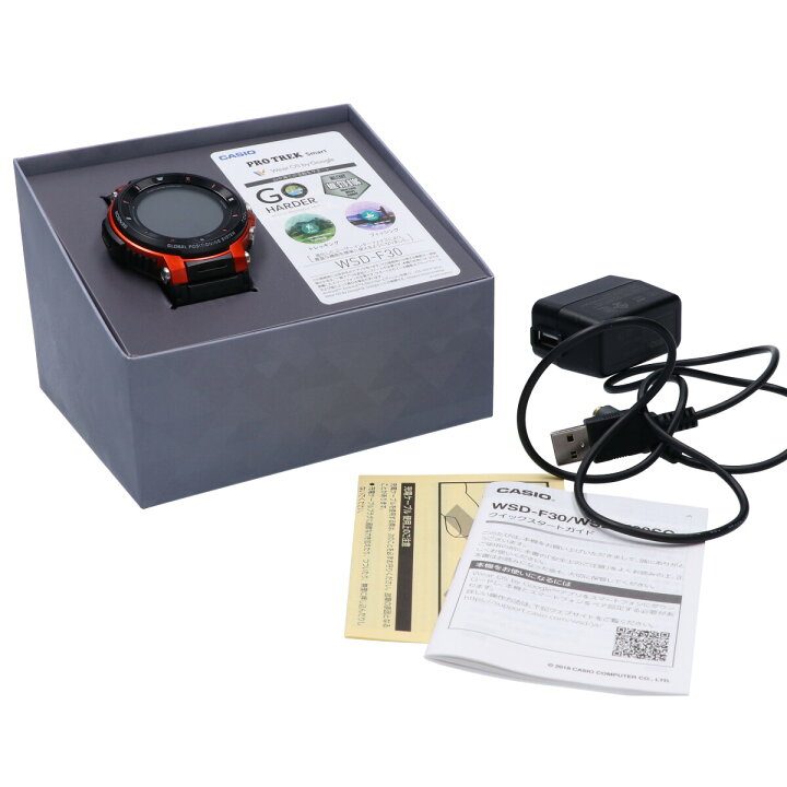 楽天市場】CASIO カシオ WSD-F30-RG PRO TREK smart プロトレック  