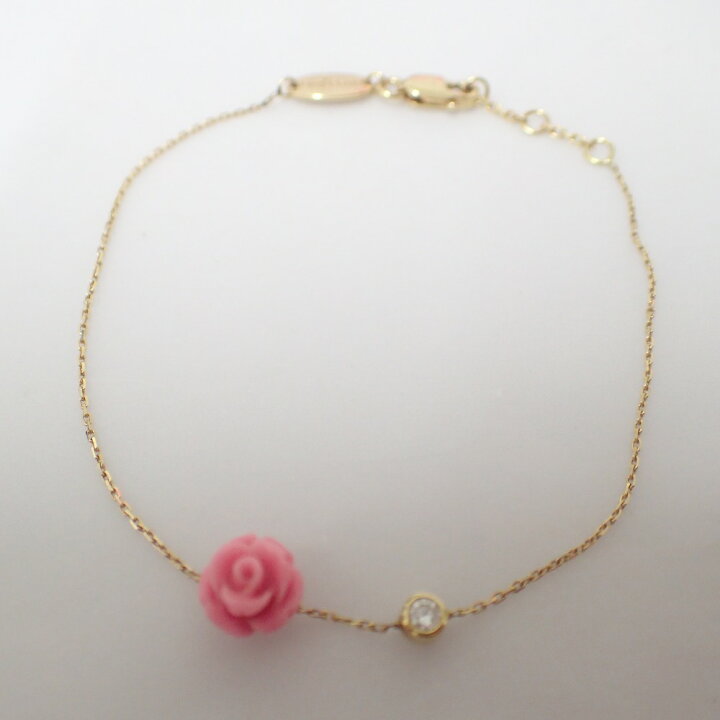 楽天市場】redline レッドライン K18YG/ダイヤモンド 1P/ローズ  