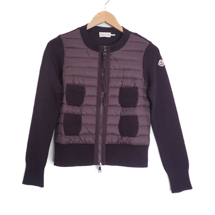 楽天市場】MONCLER モンクレール MAGLIONE TRICOT ALLA COREANA ダウン 