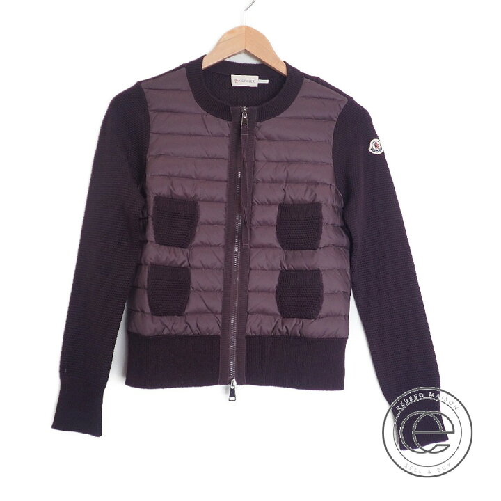 楽天市場】MONCLER モンクレール MAGLIONE TRICOT ALLA COREANA ダウン  