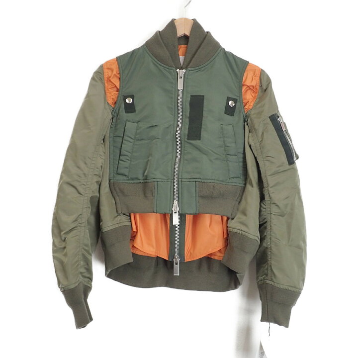 Sacai Ma 1 ベスト カーキ Sacai Ma 1 ベスト カーキ