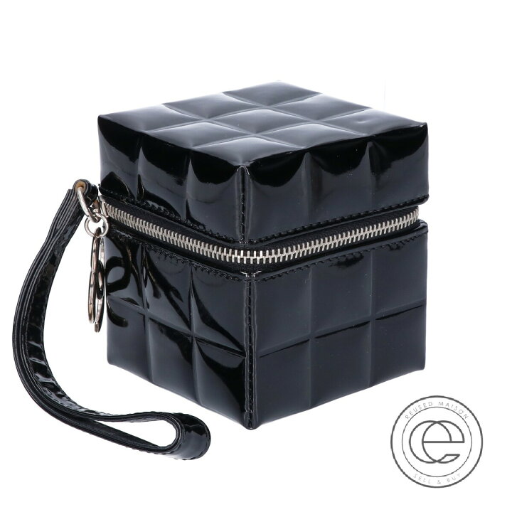 楽天市場】CHANEL シャネル チョコバー パテントレザー キューブ  