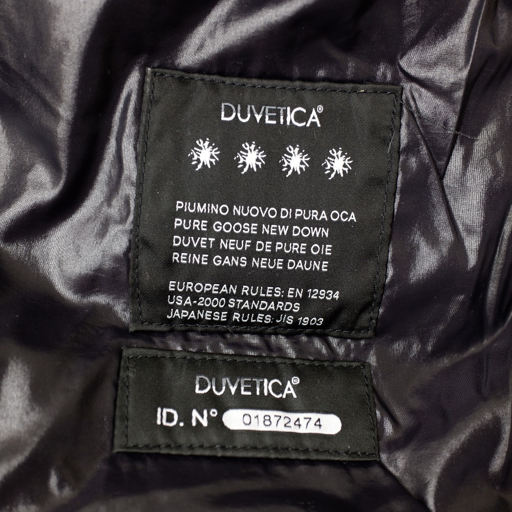 DUVETICA デュベティカ ACE-MAT アチェ マット フーディダウン コート 40 ブラック レディース 【中古】 | ブランドリサイクル　 エコスタイル