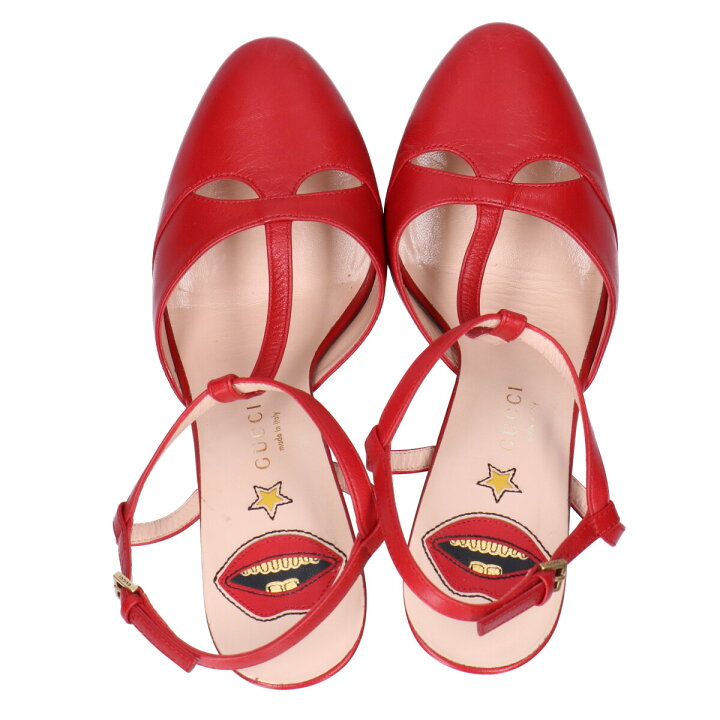 楽天市場】GUCCI グッチ アンクルストラップ プラットフォームサンダル  