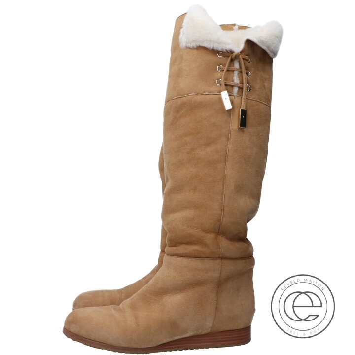 楽天市場】JIMMY CHOO ジミーチュウ 122 DILLA ムートン ロングブーツ 