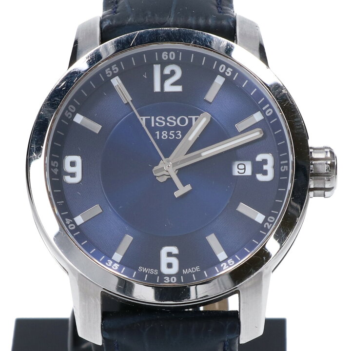 楽天市場】TISSOT ティソ T055410 PRC 200 青文字盤 デイト クオーツ 