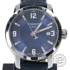 TISSOT ティソ T055410 PRC 200 青文字盤 デイト クオーツ 腕時計 シルバー メンズ 【中古】