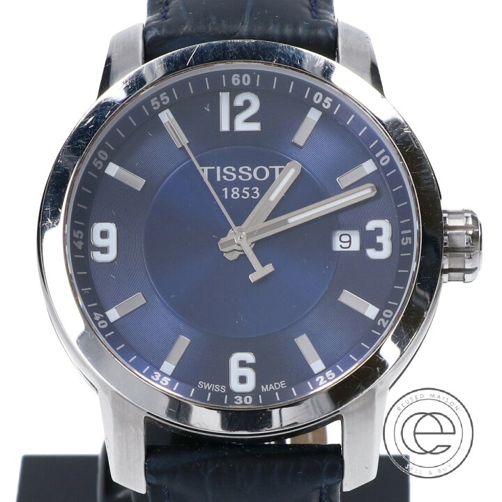楽天市場】TISSOT ティソ T055410 PRC 200 青文字盤 デイト クオーツ 