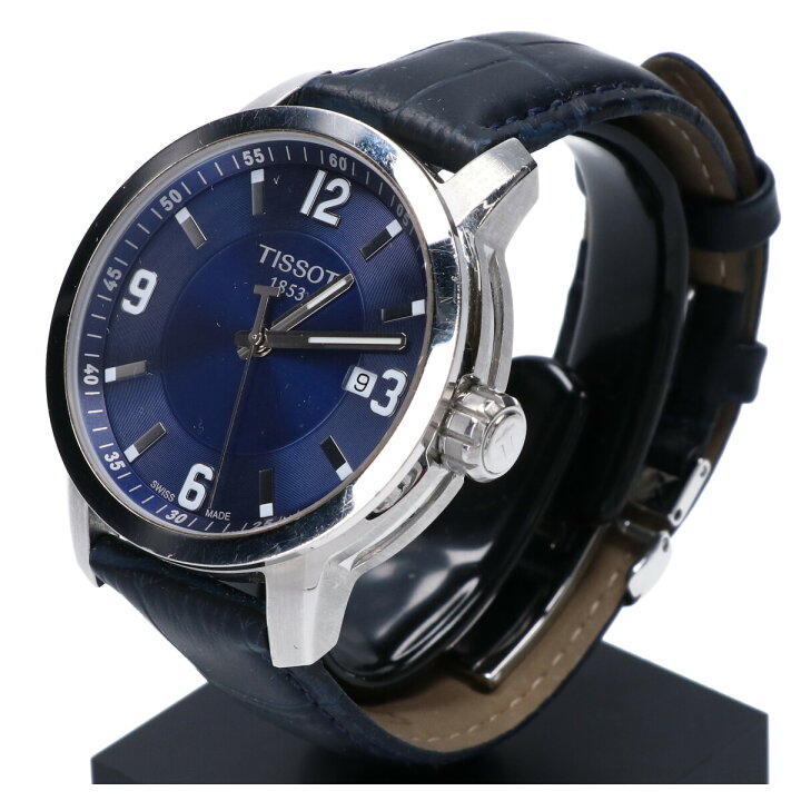 楽天市場】TISSOT ティソ T055410 PRC 200 青文字盤 デイト クオーツ 