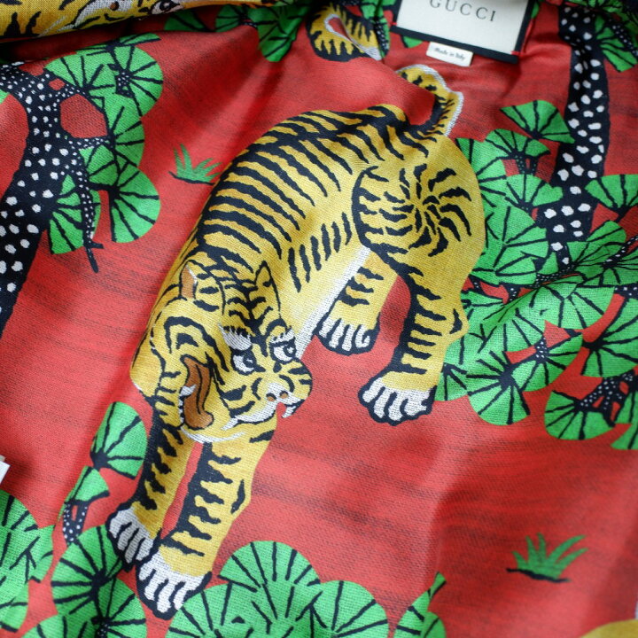 楽天市場】GUCCI グッチ 【国内正規】458173 羊革/裏地総柄シルク 