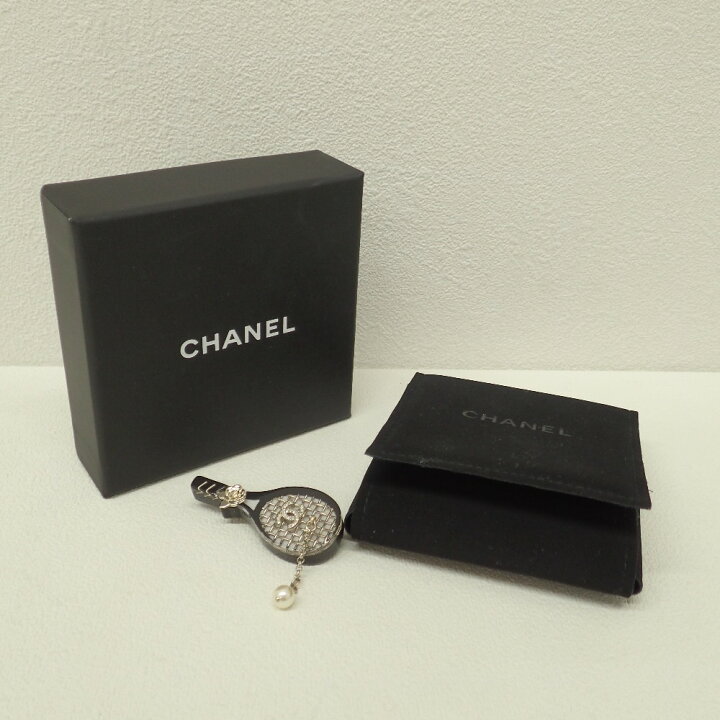 楽天市場】CHANEL シャネル D21 C テニスラケット ブローチ - ブローチ 