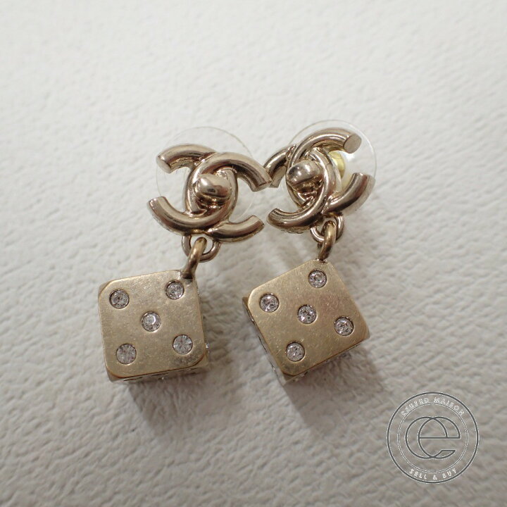 楽天市場】CHANEL シャネル B21 P ココマーク ダイス ラインストーン  