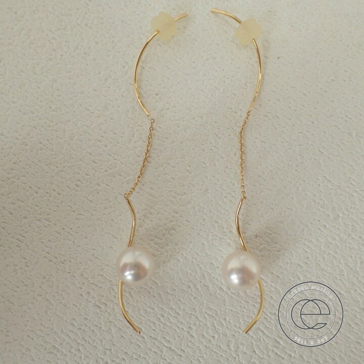 楽天市場】TASAKI タサキ E-3847-18KYG a fine balance Earrings  