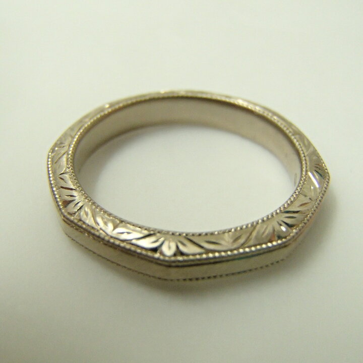楽天市場】hum ハム K18WG Octagon Ring オクタゴン リング・指輪 