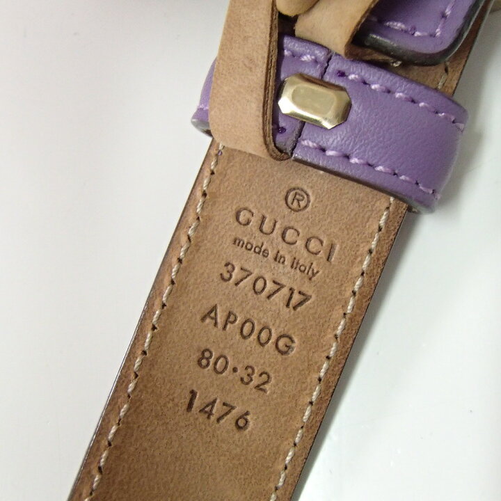 楽天市場】GUCCI グッチ 370717 インターロッキングG バックル レザー 