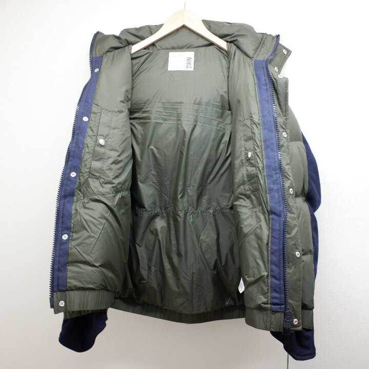 楽天市場】NIKE ナイキ x sacaiサカイ CT3269-355 ナイロン/ウール混 