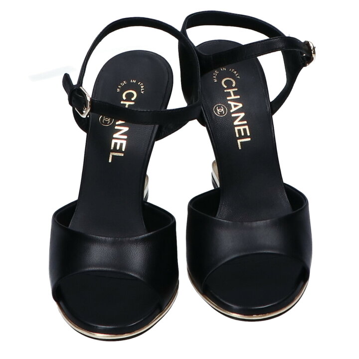 楽天市場】CHANEL シャネル 20S G36143 CCココマーク レザーアンクル 